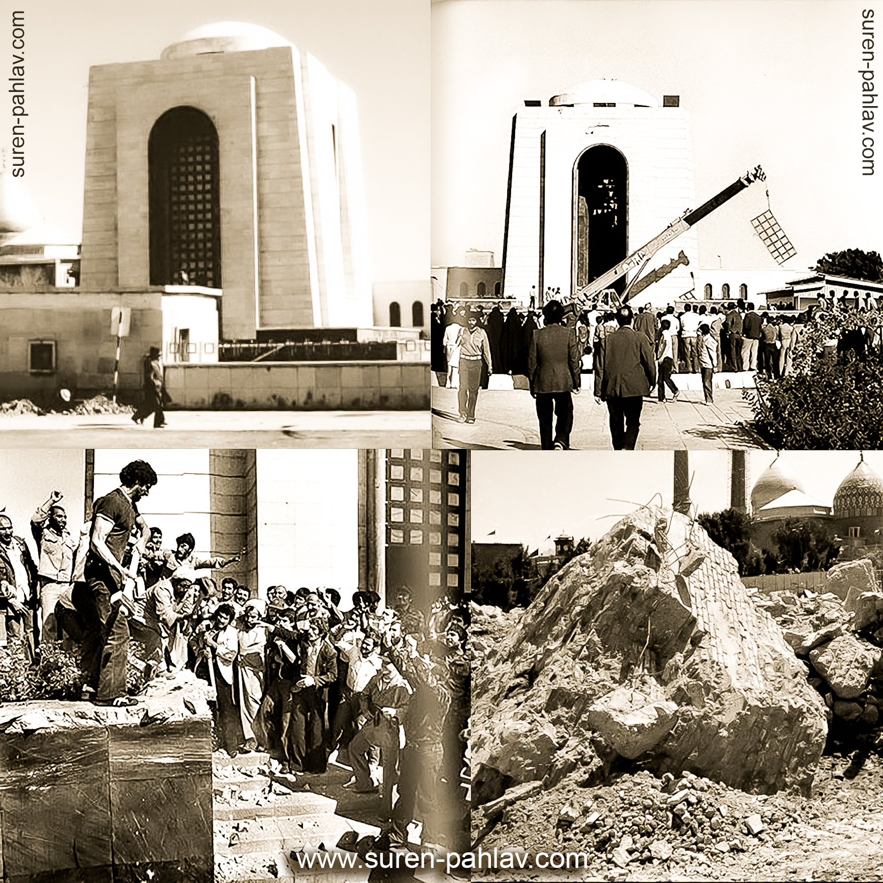 destruction_of_mausoleum_of_reza_shah_the_great_by_revolutionary_thugs