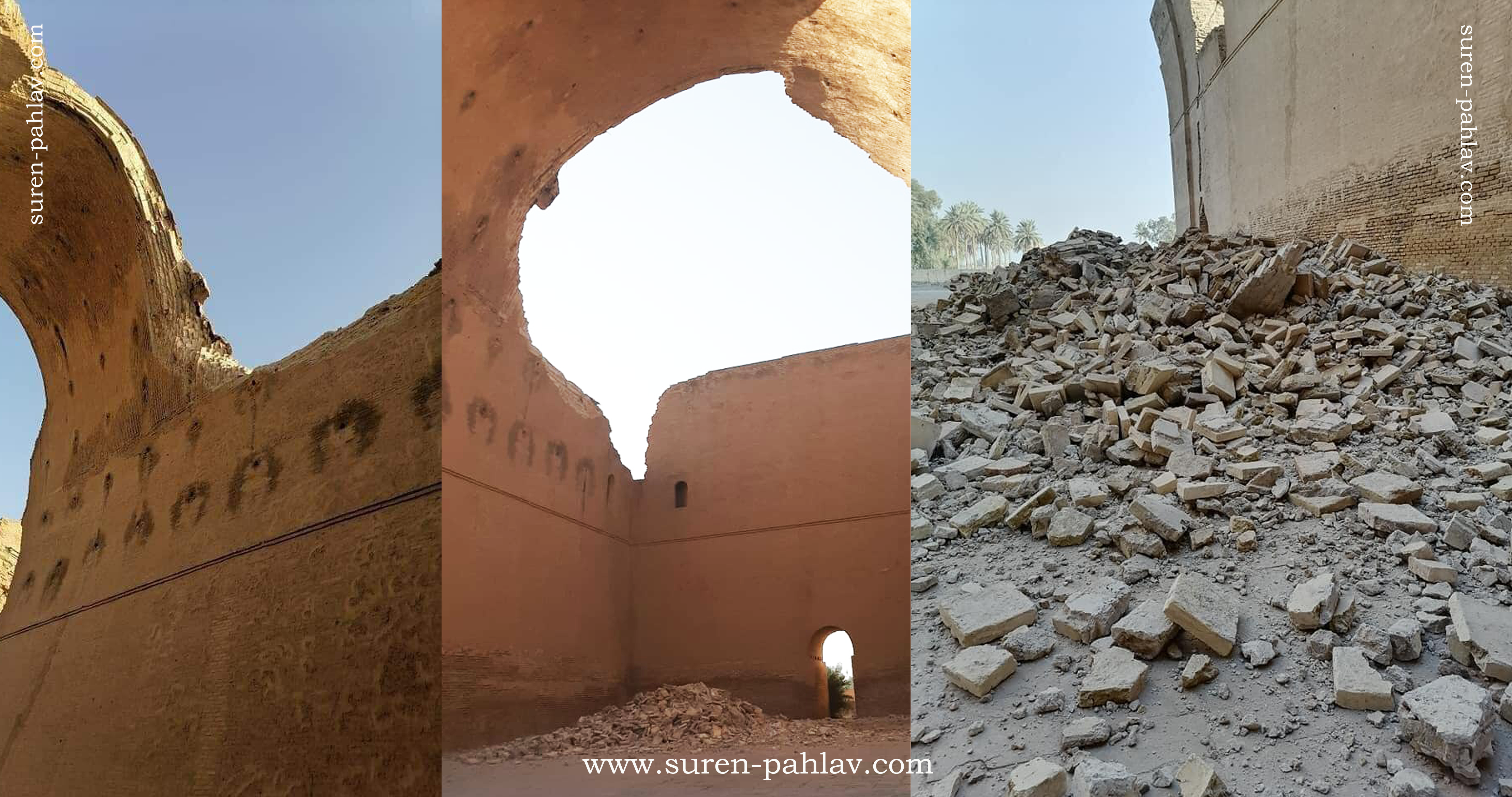 section_of_arch_of_ctesiphon_taq_kasra_collapsed